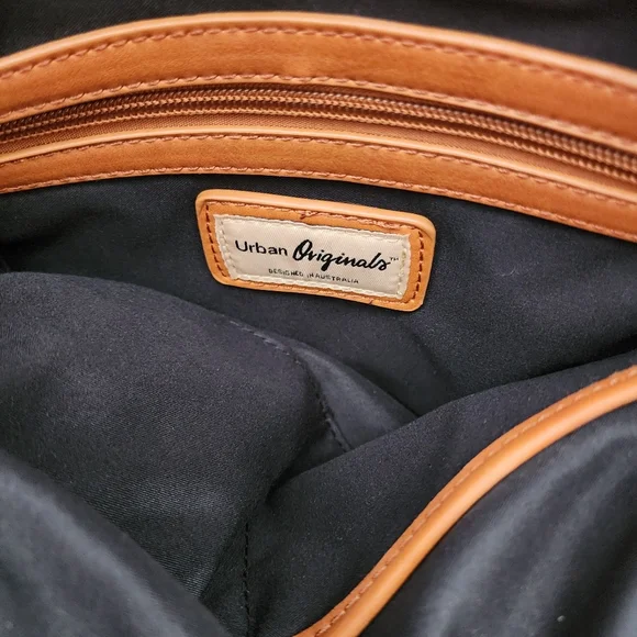 Urban Originals Tan Fringe Shoulder Bag - Picture 3 of 7